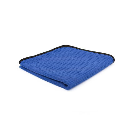The Rag Company Dry Me A River! Jr. Premium Navy Blue Waffle Towel - 2 sizes