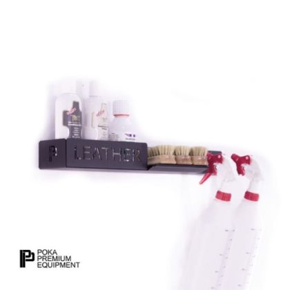 POKA PREMIUM EQUIPMENT Shelf for storing and organizing leather care products - LEATHER 50cm