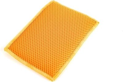 The Rag Company Jersey Scrubbing "Bug Scrubber" Pad Orange 10x15.5cm