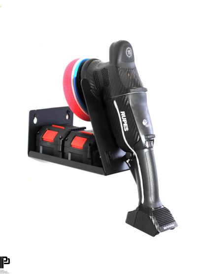 POKA PREMIUM EQIUPMENT Hanger for one polishing machine with a battery shelf