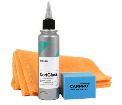 CarPro CeriGlass Polish KIT 150ml - Комплект за полиране на стъкло