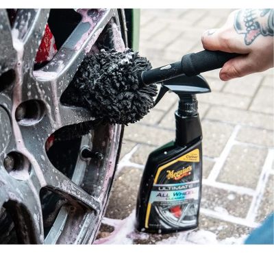 Meguiar's Supreme Wheel Brush Medium - четка за почистване на джанти