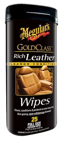 Meguiar's Gold Class Rich Leather Wipes