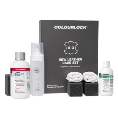 Colourlock – New Leather Care Set – професионален комплект за почистване, поддръжка, защита на нова кожа