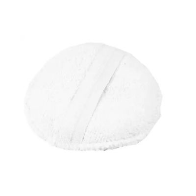 Monster Shine White Round Applicator 12.5cm - апликатор от микрофибър за нанасяне на вакси и дресинги за интериор, екстериор и кожа